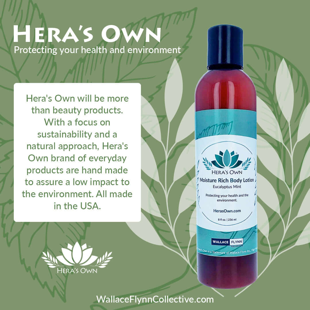 Hera's Own Foaming Hand Soap & Moisture Rich Body Lotion Set - Eucalyptus Mint