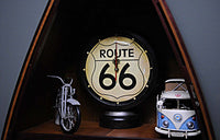 Thumbnail for Black Route 66 Gas Pump Clock Gasoline Memorabilia