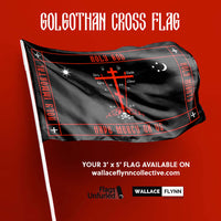 Thumbnail for Flags Unfurled Golgothan Cross 3’ x 5’ Holy God, Have Mercy On Us Flag