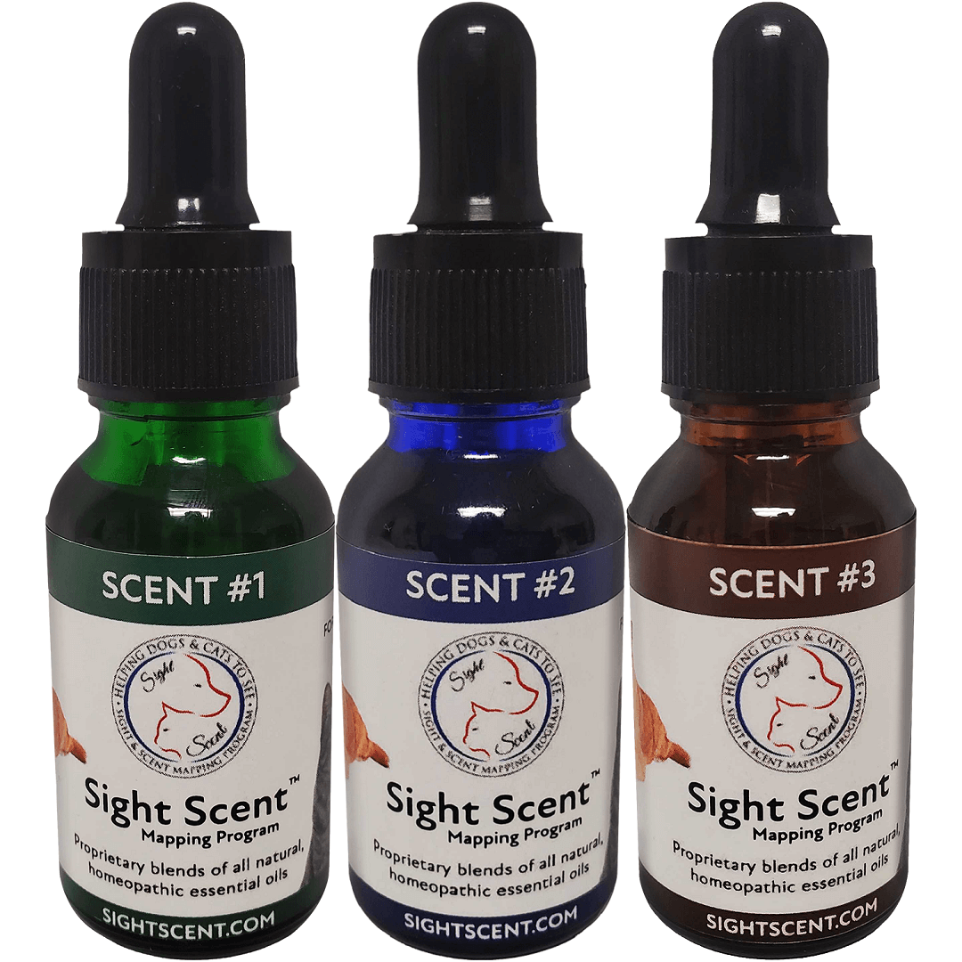 SightScent Scent Mapping Program, Blind/Sight Impaired Dogs/Cats, Set of 2
