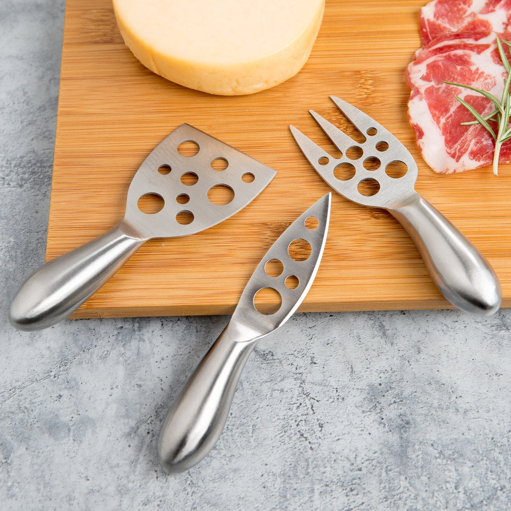 3-Piece Stainless Steel Cheese Tool Set