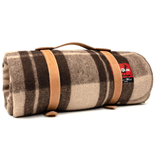 Leather Blanket/Sleeping Bag Carrier