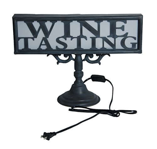 Retro French-inspired Wine Tasting Table Lamp