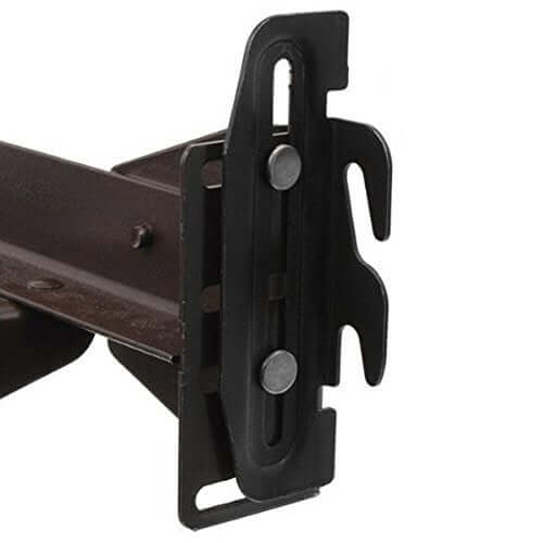 bedCLAW #35 Hook Plate Conversion Adapter Kit for Using a Hook-On Headboard with a Bolt-On Frame, Set of 2