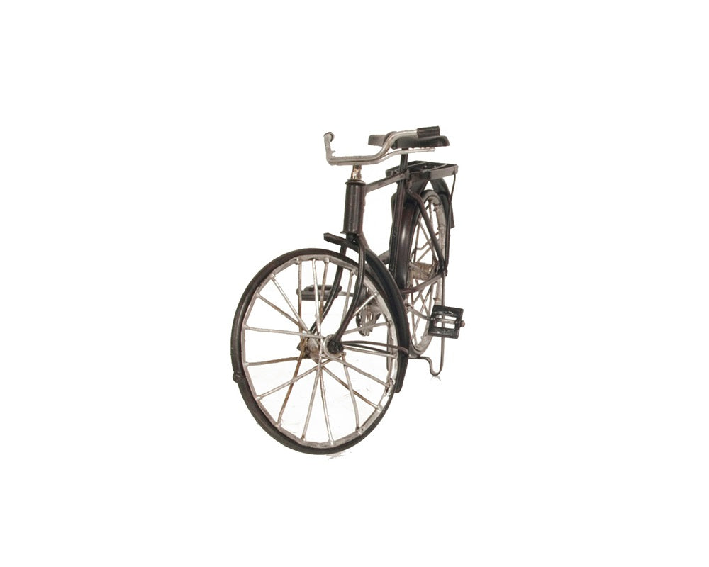 Handmade Metal Black Vintage Safety Bicycle Model