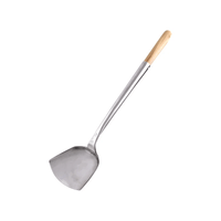 Thumbnail for Stainless Steel Medium Wok Spadle Spatula with 17-3/4