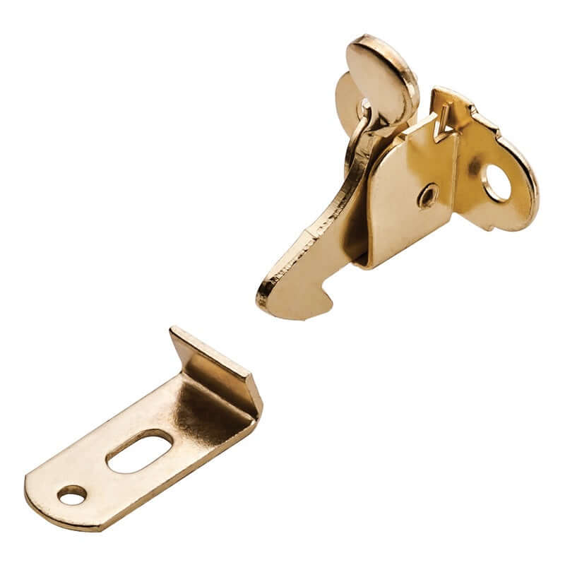 Hafele 245.70.509 Brass Plated Steel Elbow Catch, Economy Model