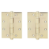 Thumbnail for Hafele Butt Hinge, 102 mm, Set of 2 Beautiful Polished Brass Hinges