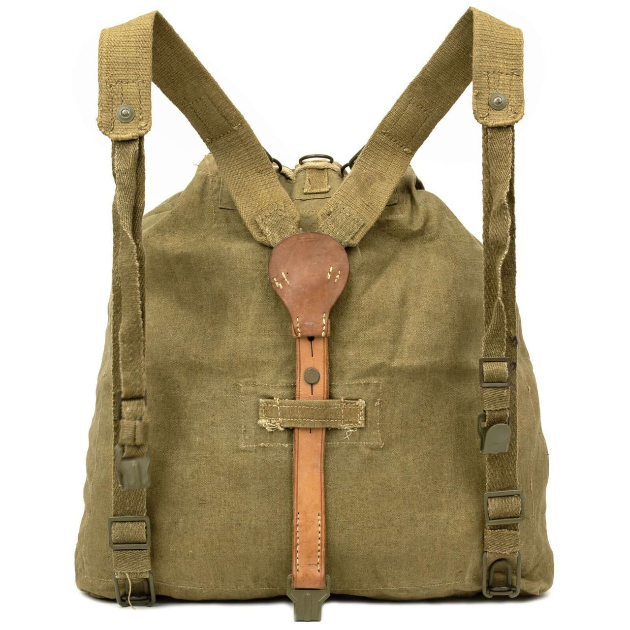 Authentic Czech Army Linen Backpack (Used)