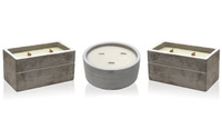 Thumbnail for Luminous Wood Wick Concrete Candles