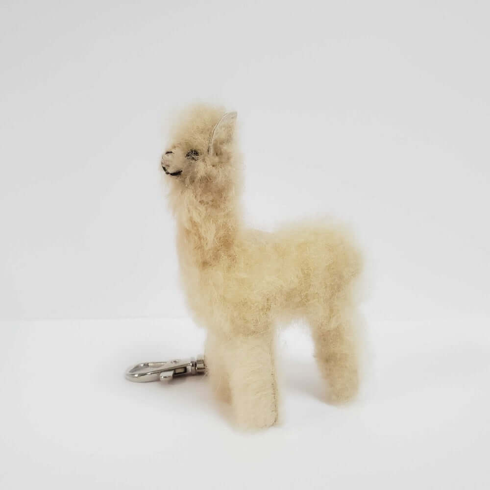 Natural Alpaca Fiber Accoyo Mini Bag Charm