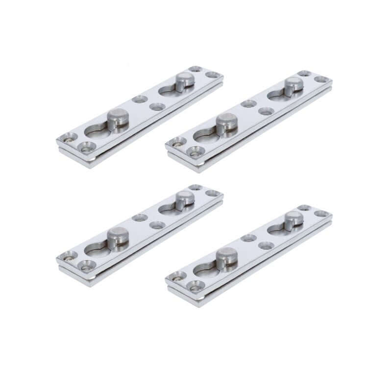 Bed Snap 900 Heavy Duty Flat Wood Rail Bed Fitting, with Screws, Bed Frame, Set of 4