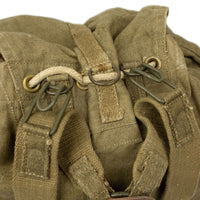Thumbnail for Authentic Czech Army Linen Backpack (Used)