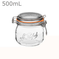 Thumbnail for Le Parfait Rounded French Glass Storage Jars with Airtight Rubber Seals