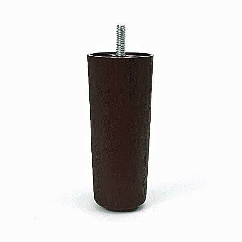 Leg Daddy 5" Round Tapered Plastic Sofa, Couch, and Chair Legs, Set of 4