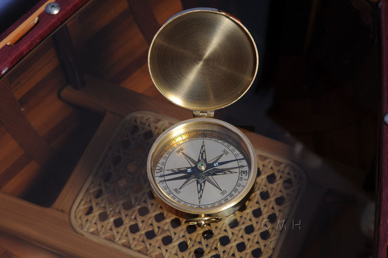 Replica Marine Compass with Lid