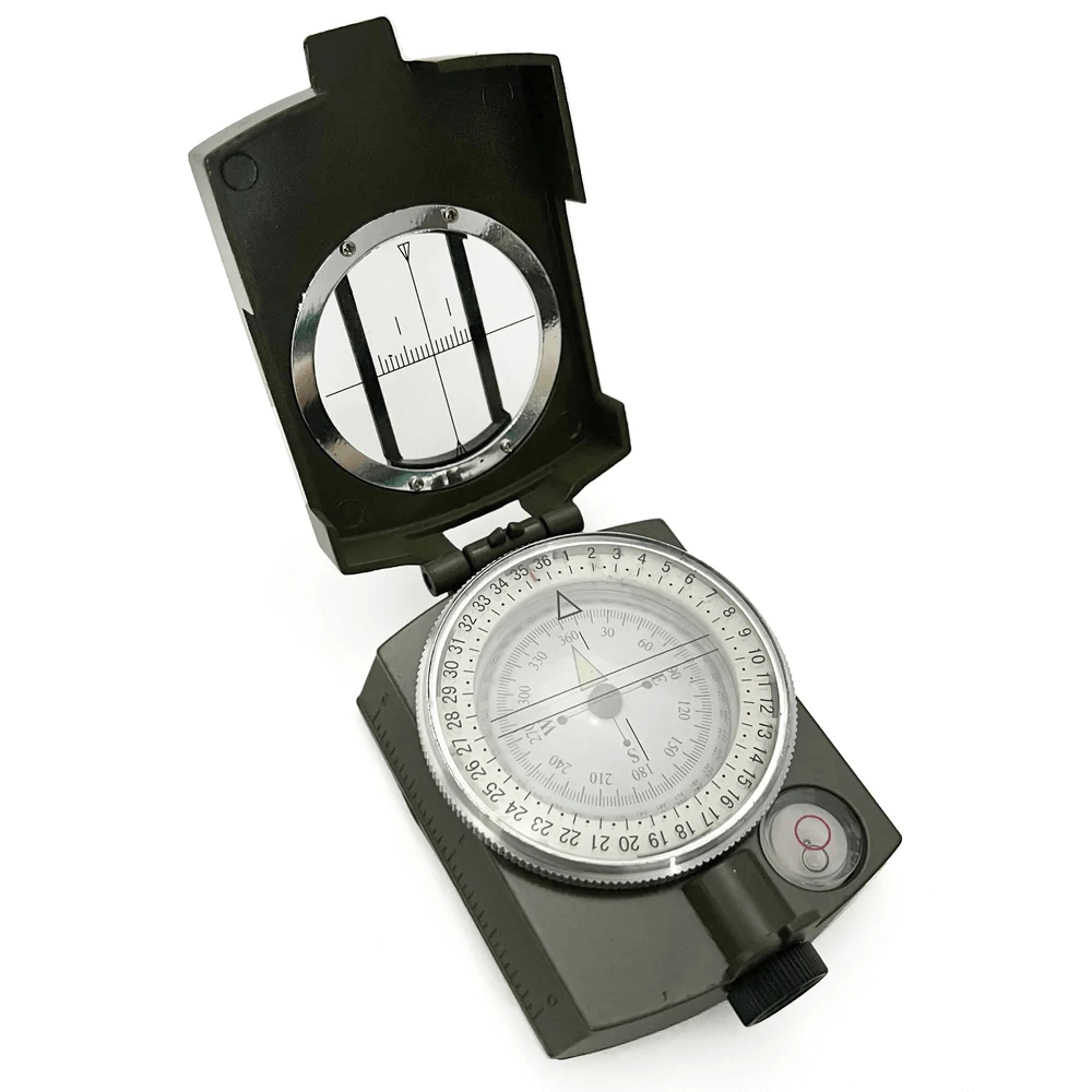Aluminum Military Prismatic Sighting Compass with Digital Camo Design