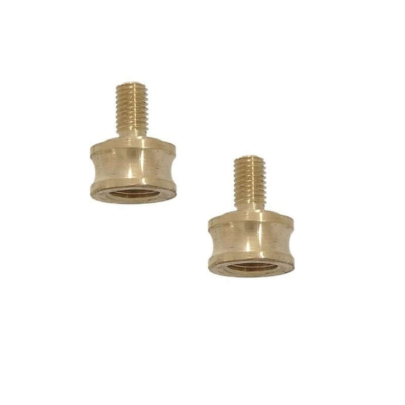 Art Finial - Brass Finial Adapter/Reducer from 3/8" to 1/4-27"
