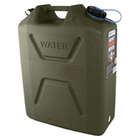 Thumbnail for Wavian USA 5 Gal Plastic Water Jug Can Container w Pour Spout, OD Green (4 Pack)