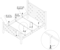 Thumbnail for bedCLAW No-Sag Mattress Slats Center Support - Universal Size Adjusts from Full to Cali-King