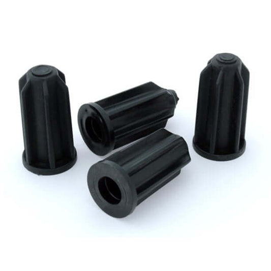 Large Plastic Bed Frame Insert Plugs, 7/8-Inch Outside Diameter, Set of 4
