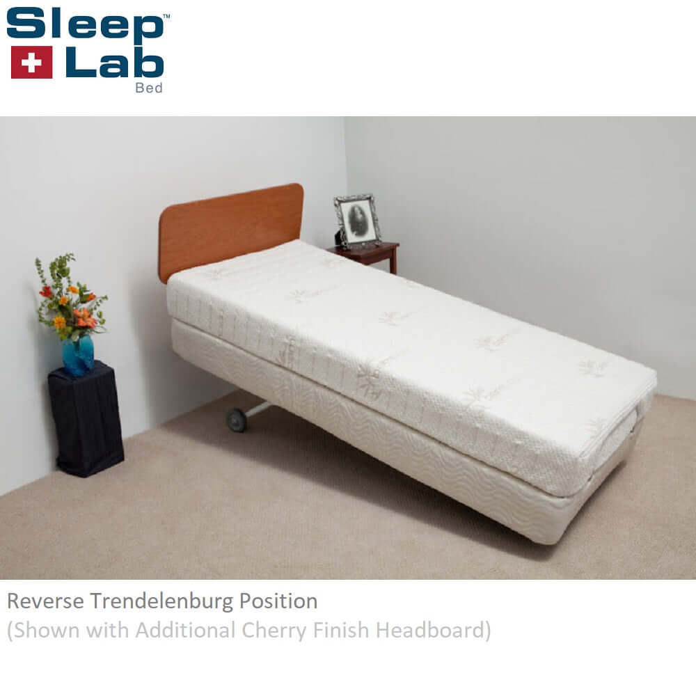 SleepLab Bed Home 300X-5F Hi-Low Adjustable Bed Base with Trendelenburg + Cardiac Chair