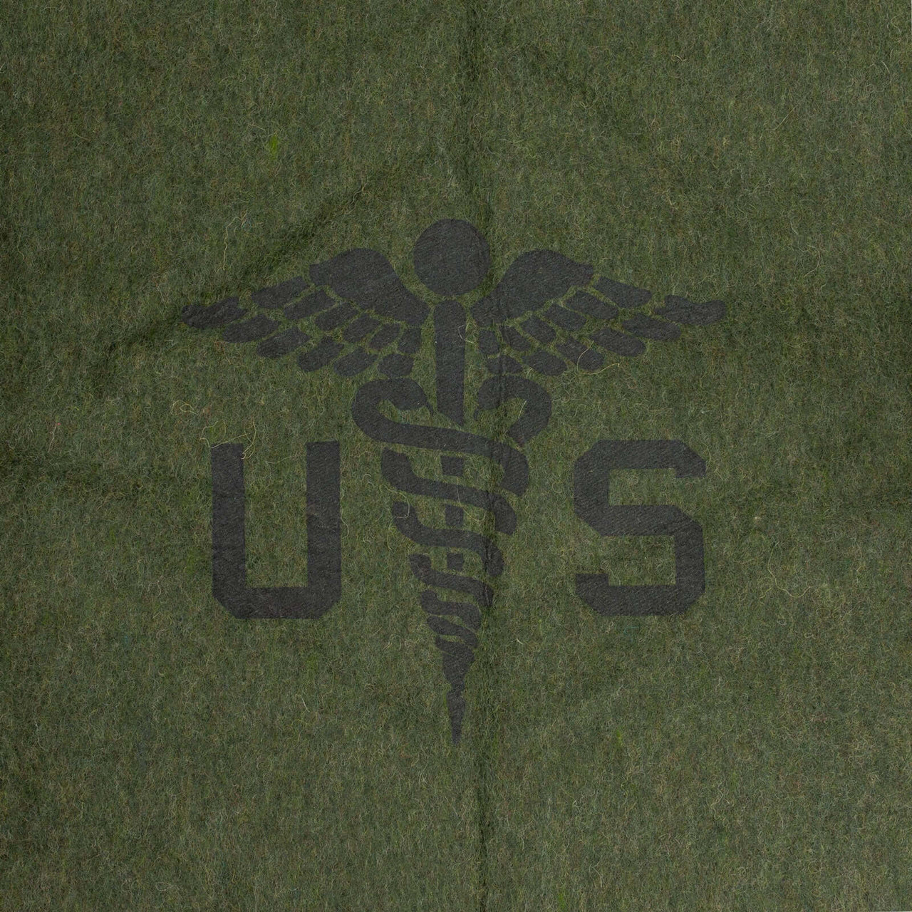 U.S. Army Medical OD Wool Blanket