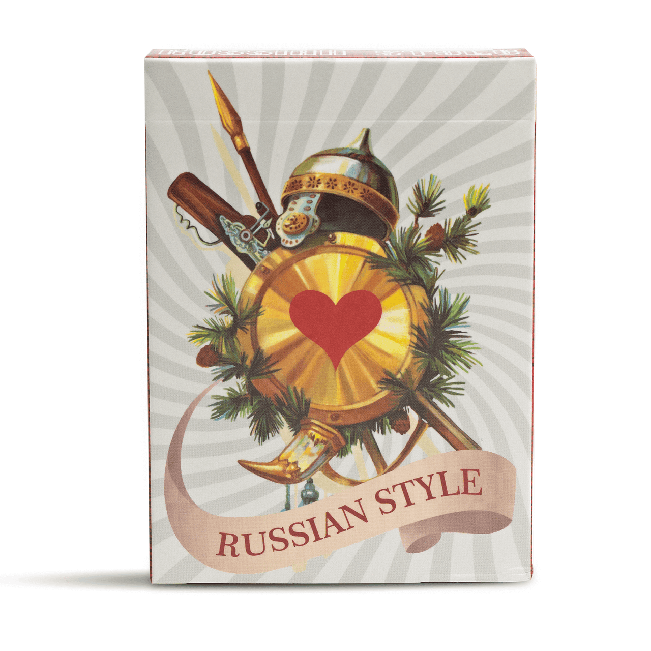 Russian Style Deck Playing Cards, Red