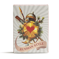 Thumbnail for Russian Style Deck Playing Cards, Red
