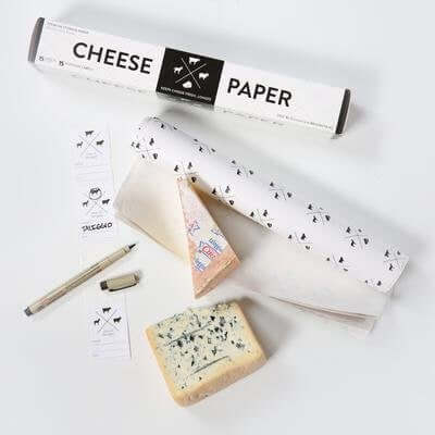Cucina Chef Professional Cheese Tasting/Storing Kit - Includes Cheese Taste Log, Cheese Paper, and Storage Bags