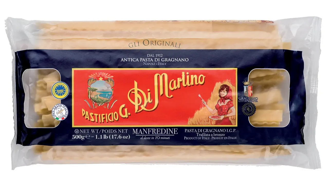 Pastificio Di Martino Manfredine Pasta 1.1 lb. Made in Italy