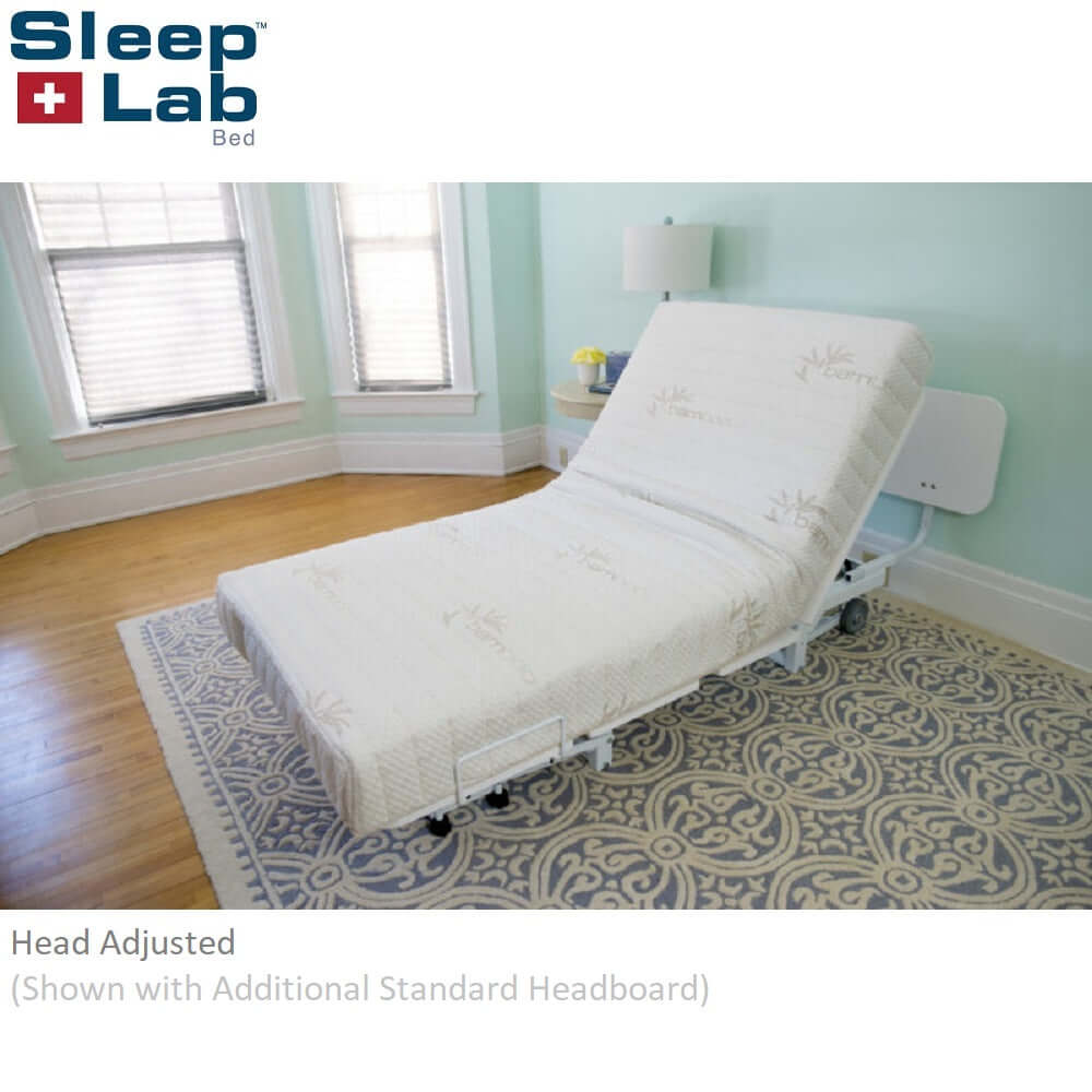 SleepLab Bed 300X-5F Hi-Low Adjustable Bed Base with Trendelenburg + Cardiac Chair