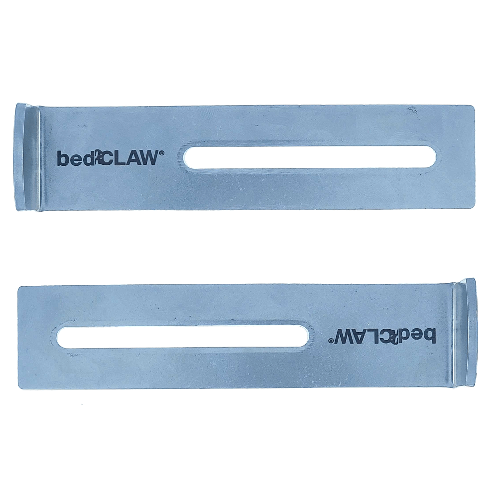 bedCLAW HD Mattress Retainer Bracket, Set of 2, with Wood Screws