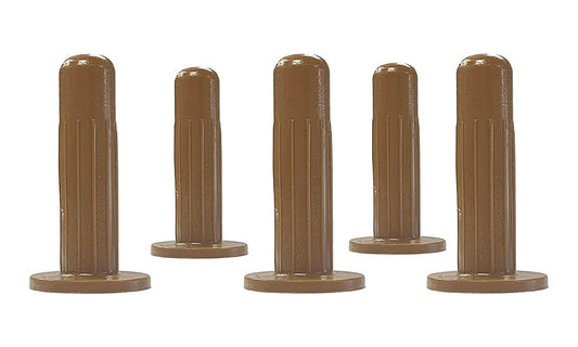 5/16" Tan/Brown Socket Sleeve Stem Inserts 7/16" Outside Diameter - Set of 5
