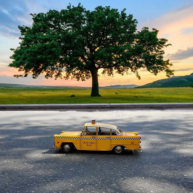 Handmade Classic New York City Model Taxi Car