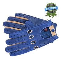 Thumbnail for Corsa Miglia Italian Leather Men's Driving Gloves, Great Gift