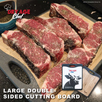 Thumbnail for German Stainless Steel Chef/Butcher Knife & Hybrid Cutting Board Combo by Dry Age Chef