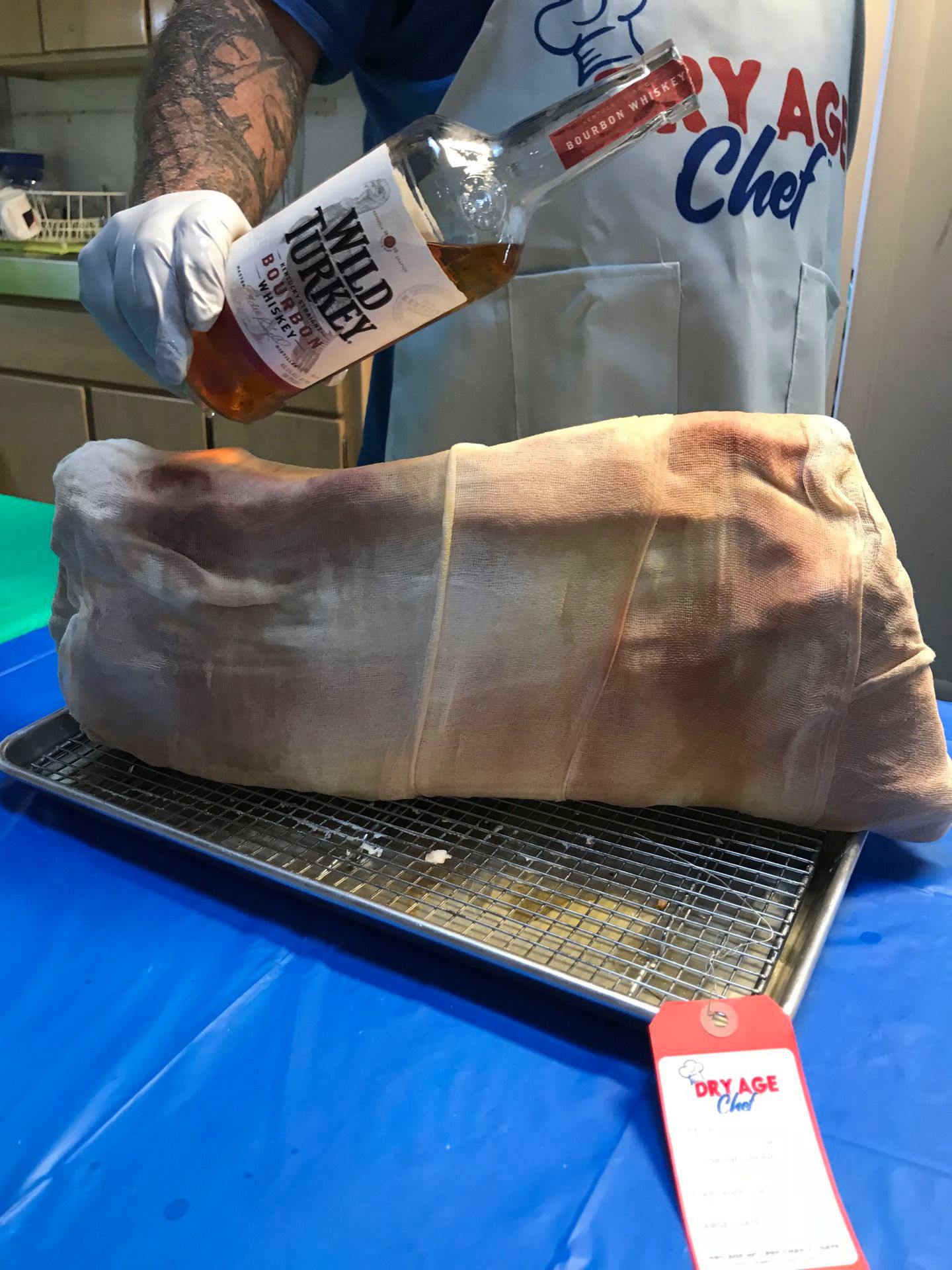 Dry Age Chef Bourbon Grade 50 Organic Cotton Cheese Cloth 72 sq. ft.