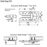 Thumbnail for Sofa Snap Sectional Couch Connector