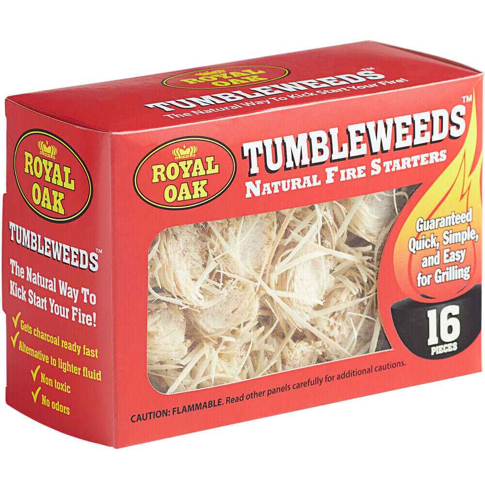 Royal Oak Tumbleweeds Natural Fire Starters (2 Packs, 16 Pieces) 32 Pieces Total