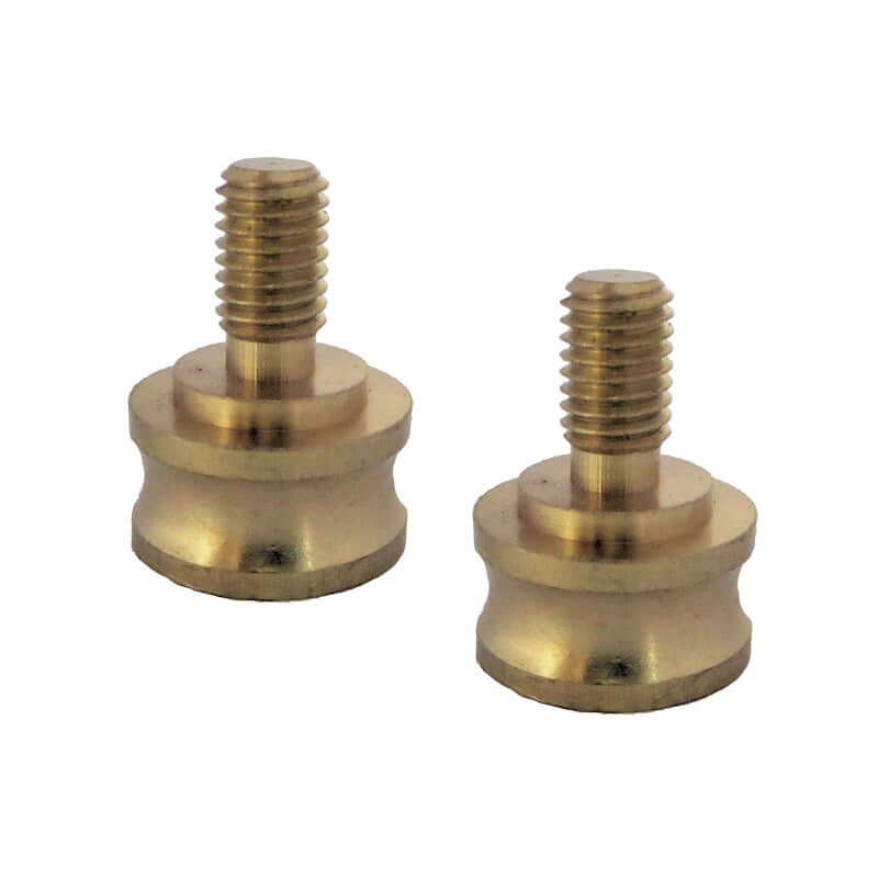 Art Finial - Brass Finial Adapter/Reducer from 3/8" to 1/4-27"