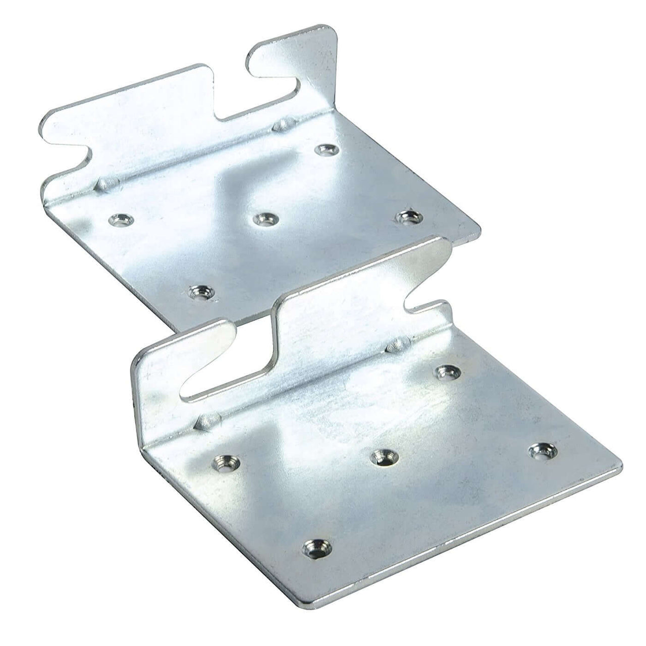 Bed Claw Angled Retro-Hook Plates, Set of 2 with Hardware, Restore Wooden Bed Frame Side Rails