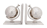 Thumbnail for Aluminum Globe Bookend, Set of Two