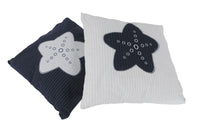 Thumbnail for Anne Home - Navy Blue Pillow with White Star