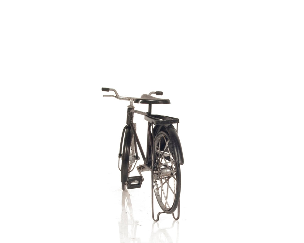 Handmade Metal Black Vintage Safety Bicycle Model