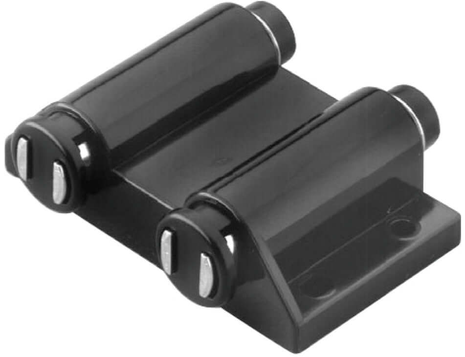 Hafele 245.80.320 Black Magnetic Pressure Push Latch, Double, 0.5 kg Pull