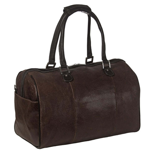 Piel Leather Vintage Carry-On Satchel, Vintage Brown, One Size