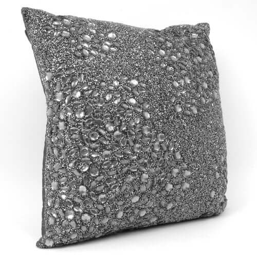 Sparkle Gray Accent Pillow, byCloud9 Design