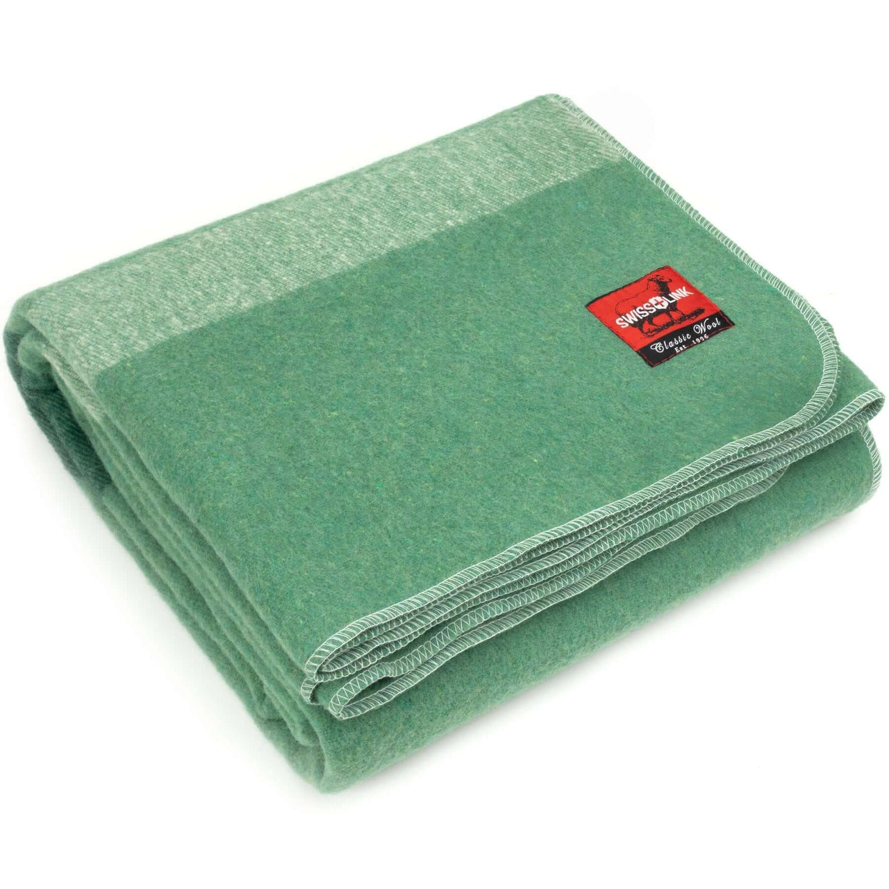 Seascape Sage Green Classic Wool Blanket