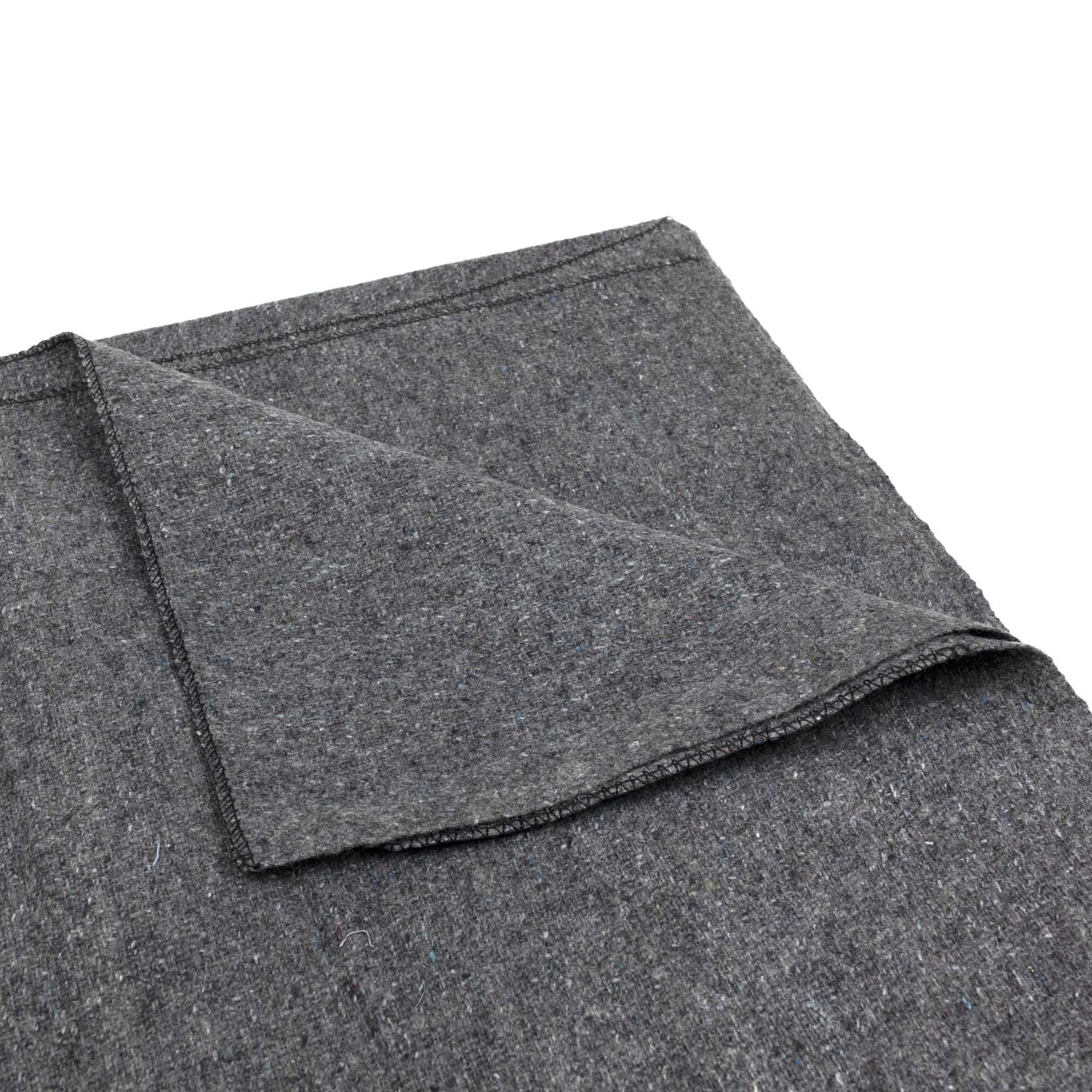 Grey All Purpose Utility and Camping Wool Blanket